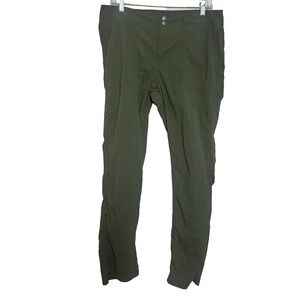 ExOfficio Insect Shield technology Olive Green Women's Cargo Pants Size 10‎